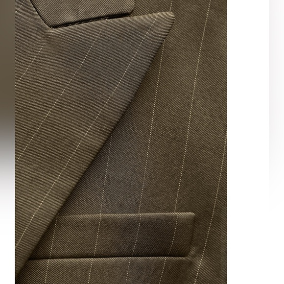 ZARA WOOL BLEND PINSTRIPE JACKET ZW COLLECTION - Picture 7 of 10